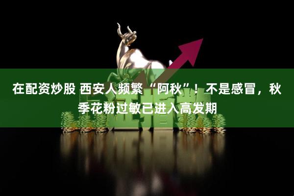 在配资炒股 西安人频繁 “阿秋”！不是感冒，秋季花粉过敏已进入高发期